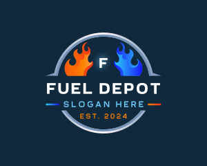 Heat Cold Fuel logo design