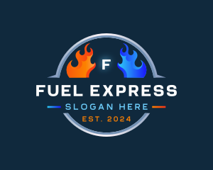 Heat Cold Fuel logo design