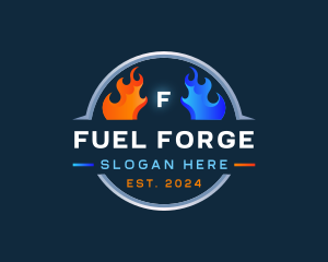 Heat Cold Fuel logo design