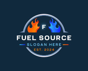 Heat Cold Fuel logo design