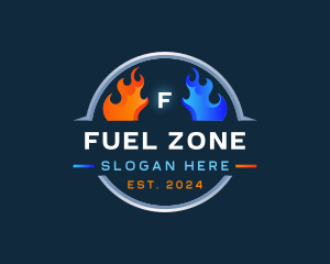 Heat Cold Fuel logo design