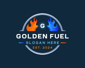 Heat Cold Fuel logo design