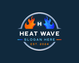 Heat Cold Fuel logo design