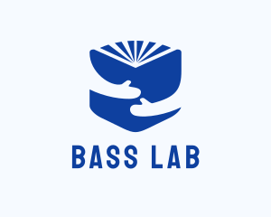 Blue Learning Book logo design