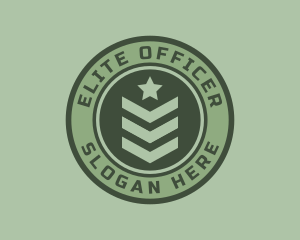 Military Officer Badge logo