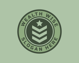 Military Officer Badge logo