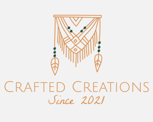 Nature Boho Curtain logo design