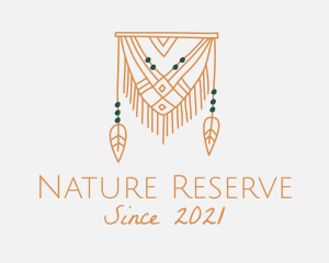 Nature Boho Curtain logo design