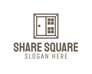 Door Window Square logo design