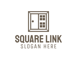 Door Window Square logo design