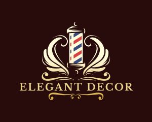 Barber Wings Salon logo design