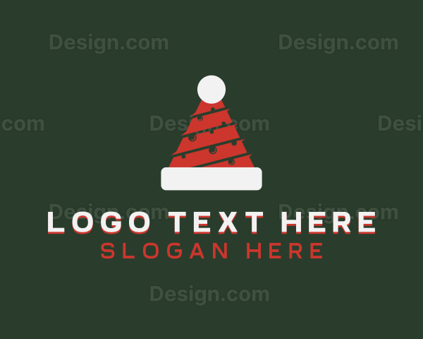 Christmas Tree Hat Logo