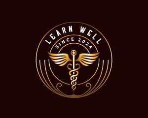 Wellness Caduceus Pharmacy logo design