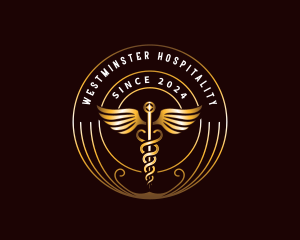 Wellness Caduceus Pharmacy logo design