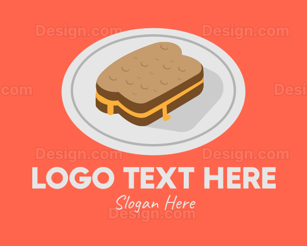 Cheese Sandwich Plate Logo