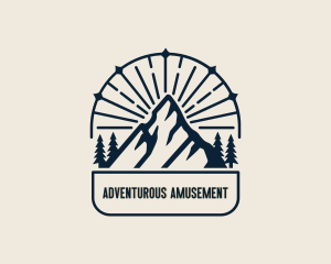 Outdoor Adventure Mountain logo design