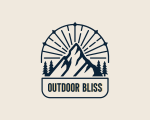 Outdoor Adventure Mountain logo design