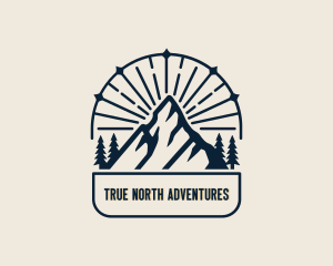 Outdoor Adventure Mountain logo design