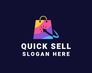 Online Market  Bag logo