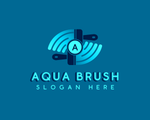 Pain Brush Painting logo design