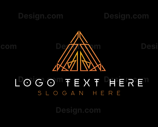 Digital Geometric Pyramid Logo