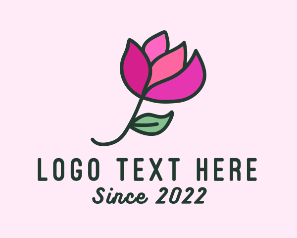 Water Lily logo example 2