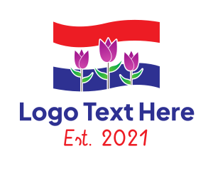 Dutch Holland Tulip logo