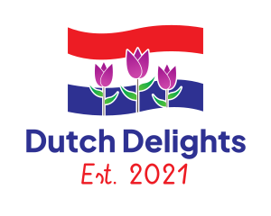 Dutch Holland Tulip logo design