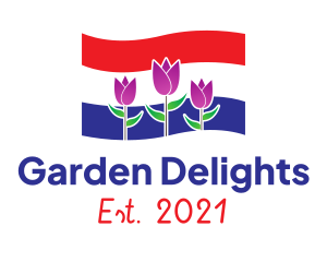 Dutch Holland Tulip logo design