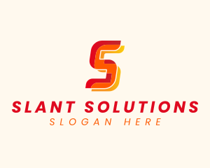 Modern Tech Startup Letter S logo design