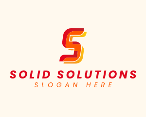 Modern Tech Startup Letter S logo design