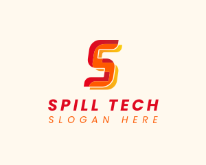 Modern Tech Startup Letter S logo design