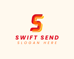 Modern Tech Startup Letter S logo design