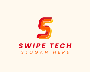 Modern Tech Startup Letter S logo design