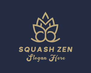 Gold Lotus Yoga  logo design