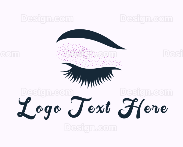 Eyelash Perm Beautician Logo