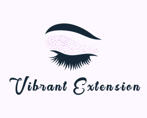 Eyelash Perm Beautician logo design