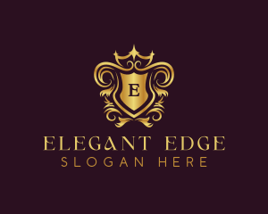 Classic Elegant Crest logo design