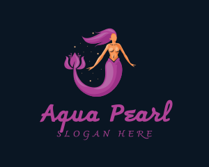 Mermaid Flower Lady logo