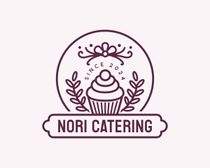 Cupcake Pastry Dessert logo design