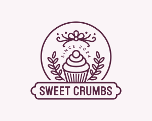 Cupcake Pastry Dessert logo design