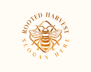 Bee Wings Farm logo design