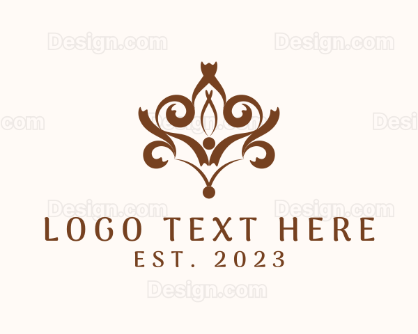 Victorian Wood Carving Decoration Logo