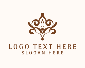 Victorian Wood Carving Decoration Logo