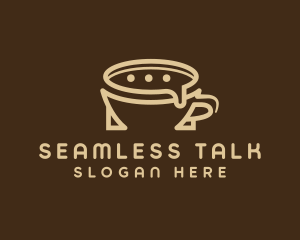 Coffee Chat Talk logo design