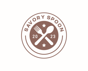 Spoon Fork Restaurant logo design