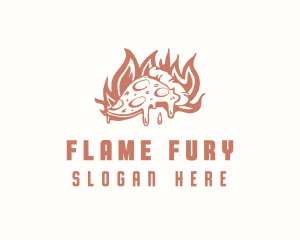 Flame Pizza Restaurant logo design