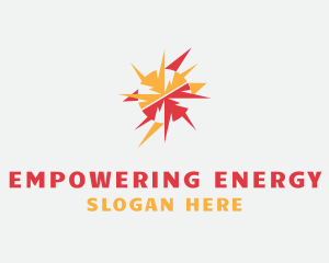 Solar Lightning Energy logo design