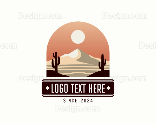 Outdoor Desert Cactus Logo