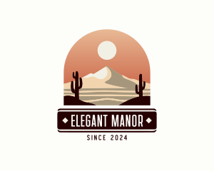 Outdoor Desert Cactus Logo